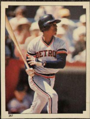 Lou Whitaker #267 1984 Topps Stickers Baseball