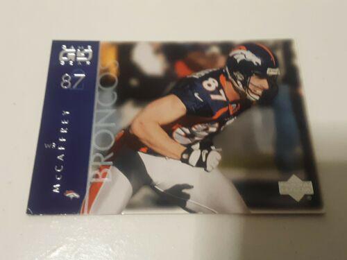 Ed McCaffrey #26 Football Cards 2001 Upper Deck Game Gear