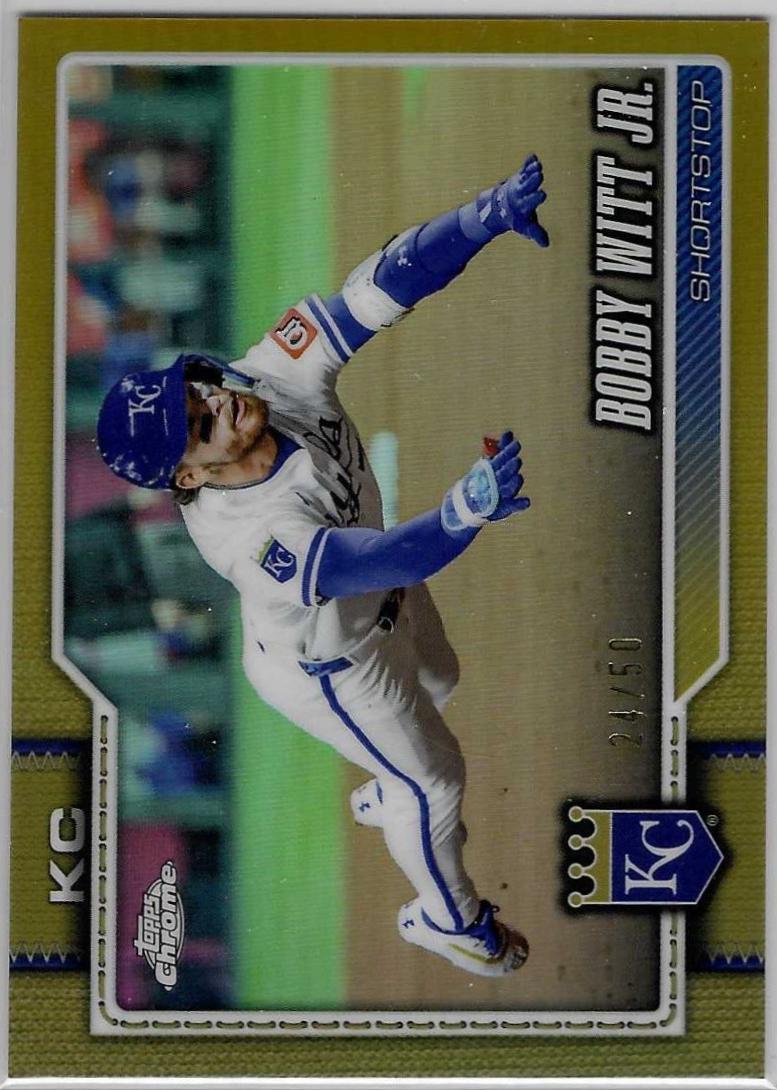 Bobby Witt Jr. [Gold Refractor] (2026 Topps Chrome)