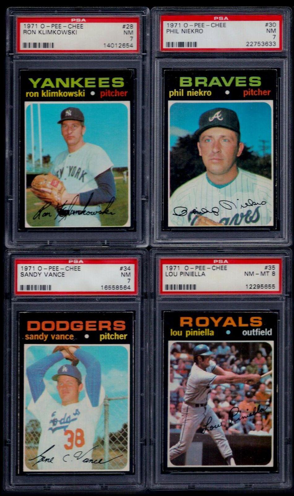 Lou Piniella #35 Baseball Cards 1971 O Pee Chee
