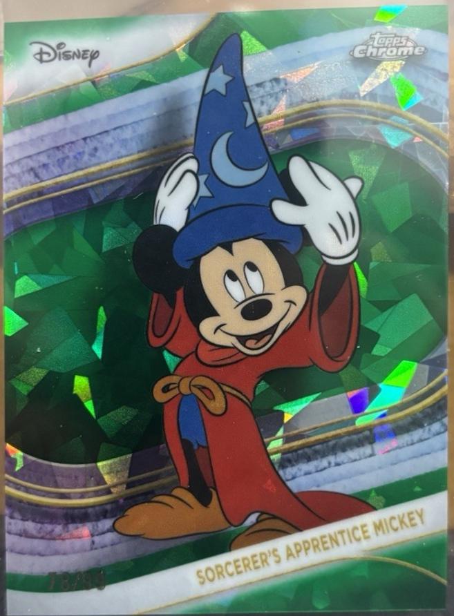 Sorcerer's Apprentice Mickey [Green Refractor] #190