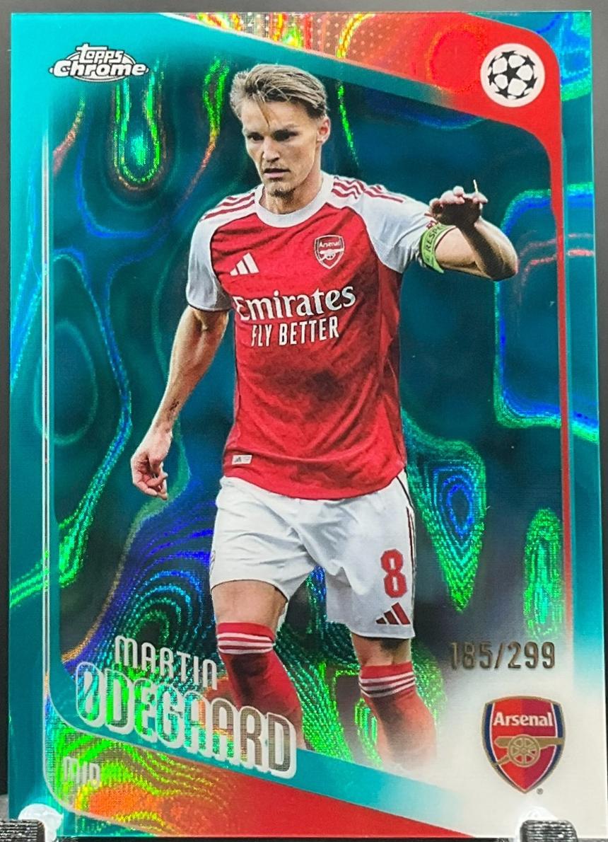 Martin Odegaard [Aqua Lava Refractor] #157