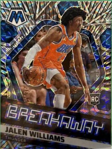 Jalen Williams #8 Basketball Cards 2022 Panini Mosaic Breakaway