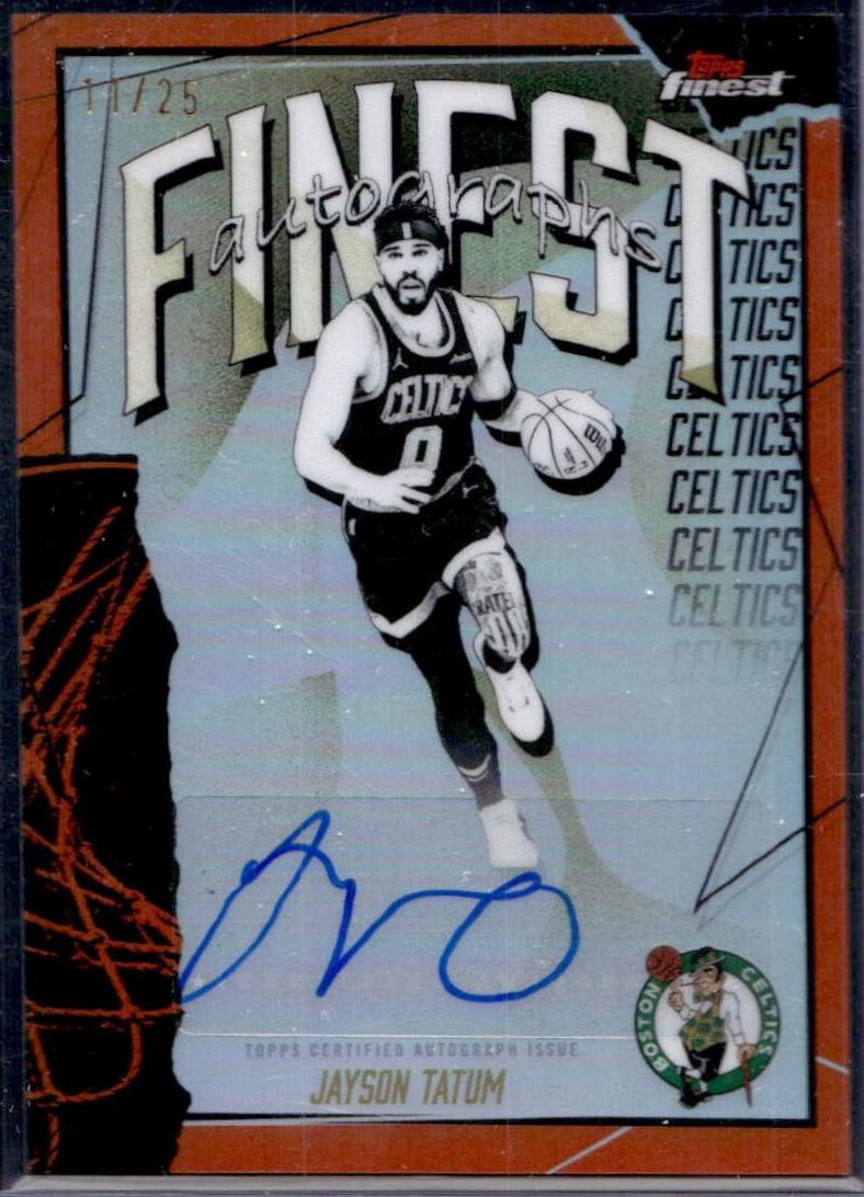 Jayson Tatum [Orange Refractor] #FAU-JT