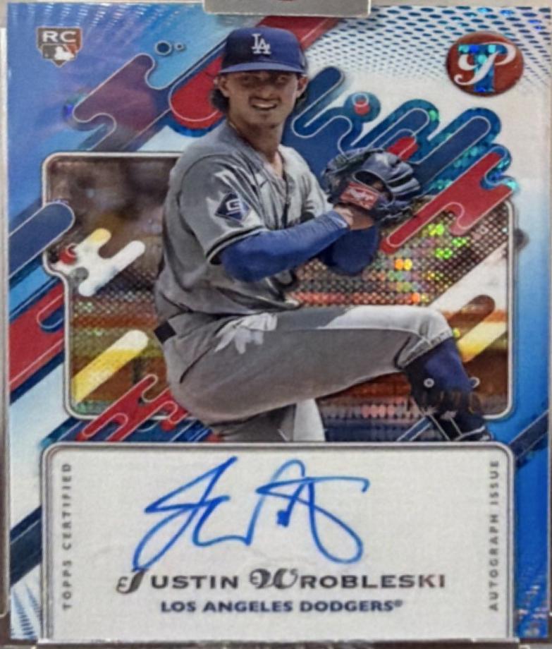 Justin Wrobleski [Blue] #PA-JW