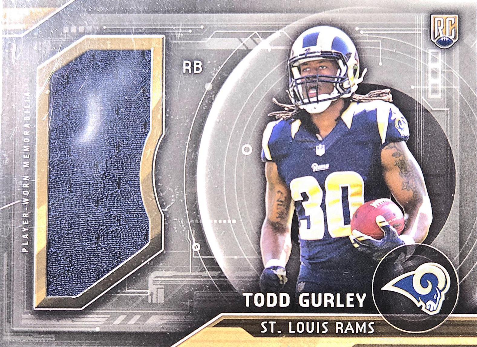 Todd Gurley #RJR-TG 2015 Topps Football Rookie Jumbo Relics
