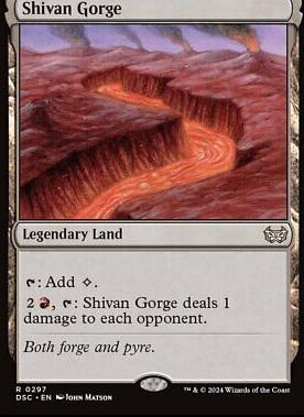 Shivan Gorge #297 Magic Duskmourn: House of Horror Commander