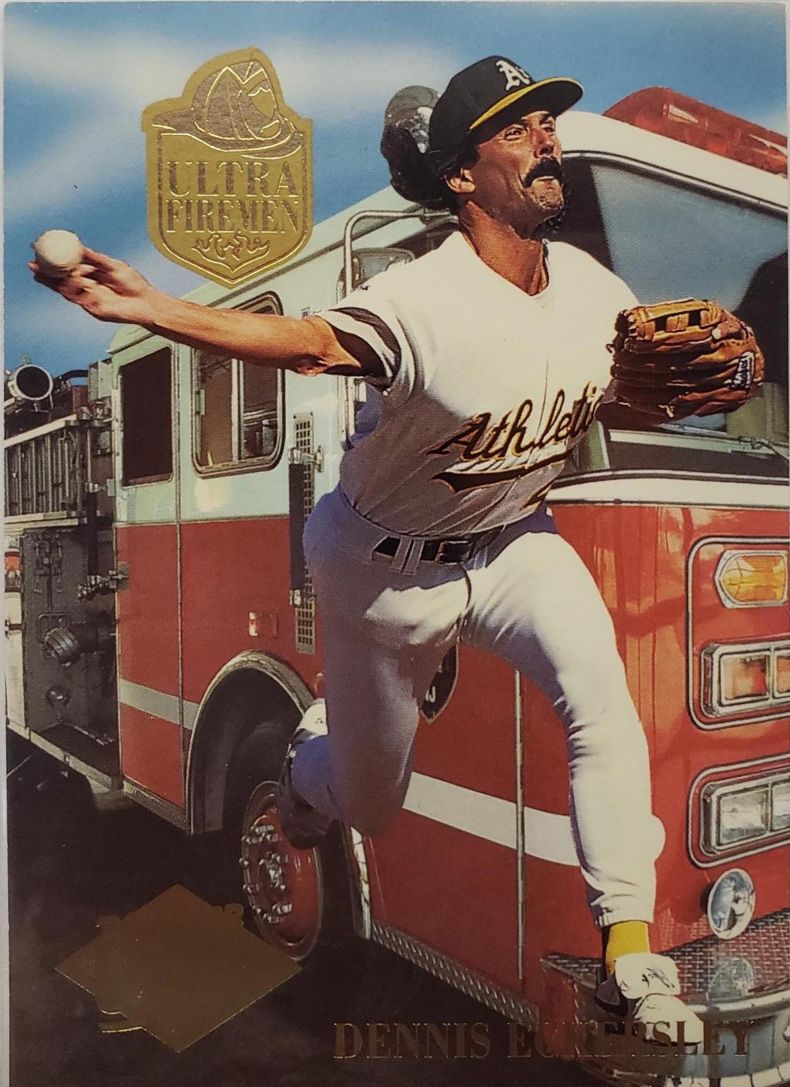 Dennis Eckersley #5 Baseball Cards 1994 Ultra Firemen