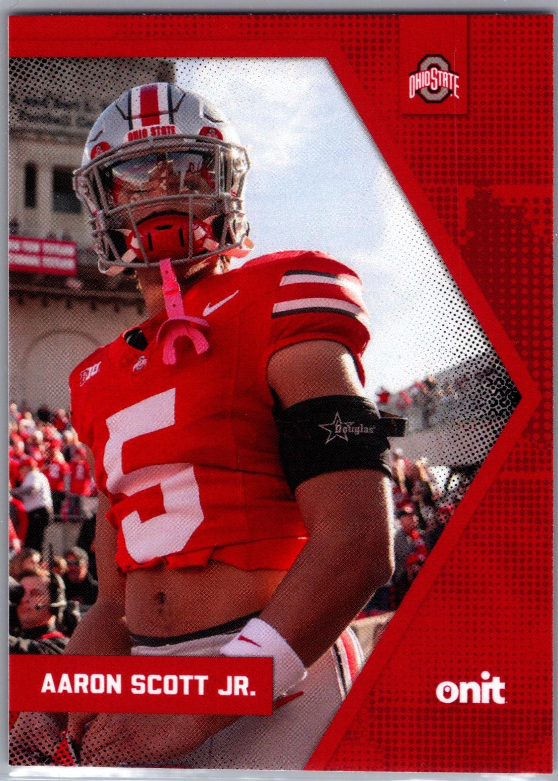 Aaron Scott Jr. #B-1 2025 Onit Athlete Ohio State Buckeyes Football