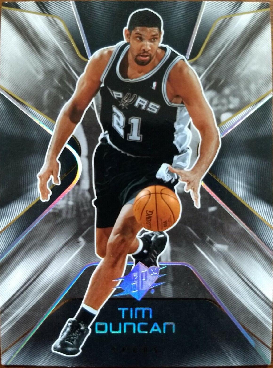 Tim Duncan #84 Basketball Cards 2006 SPx