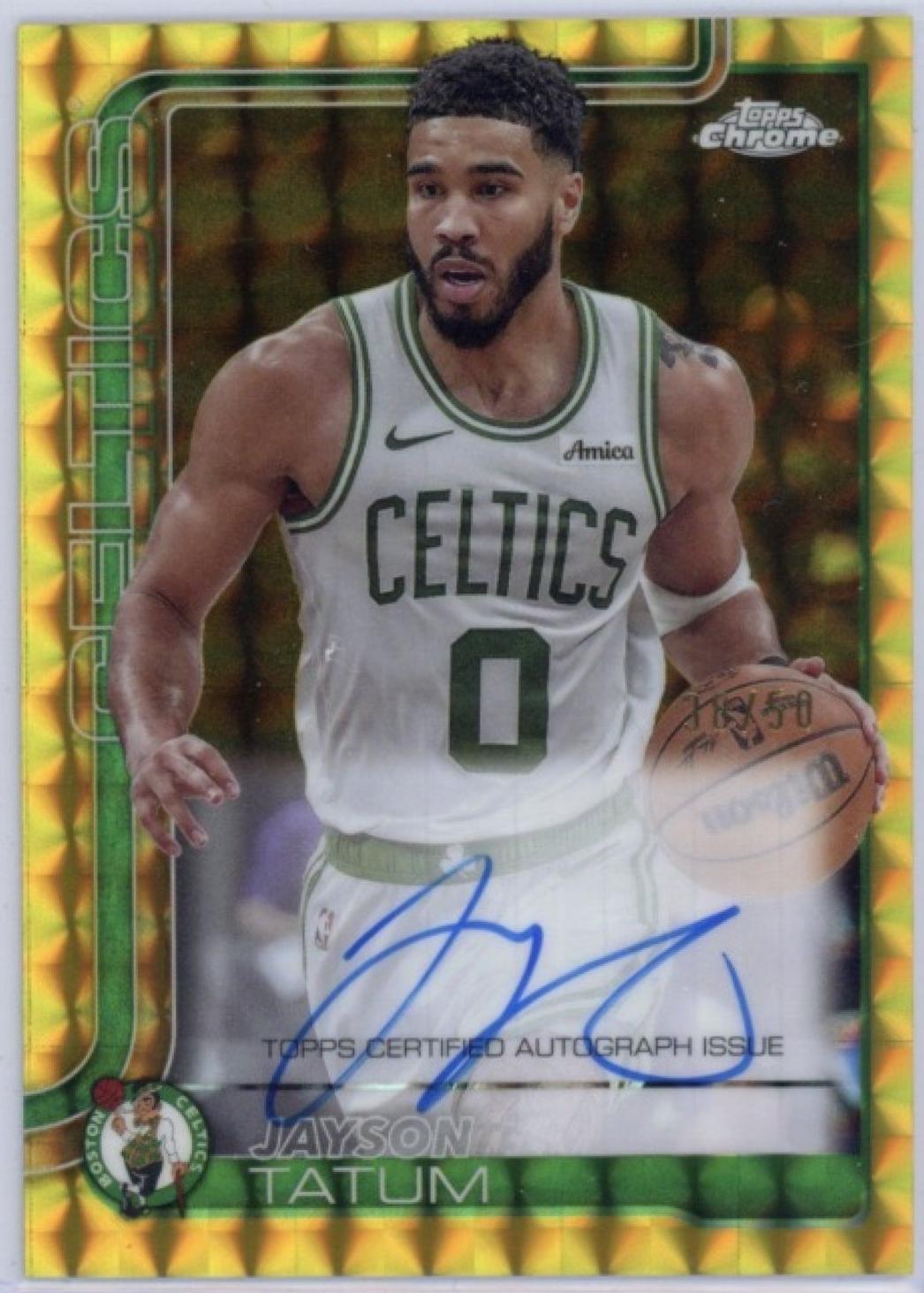Jayson Tatum [Refractor Geometric Gold] #TCA-JT Prices | 2025