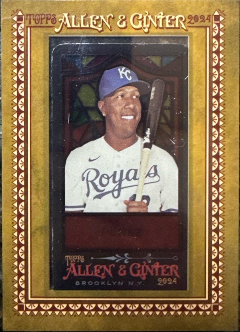 Salvador Perez #185 2024 Topps Allen & Ginter Stained Glass Mini Baseball