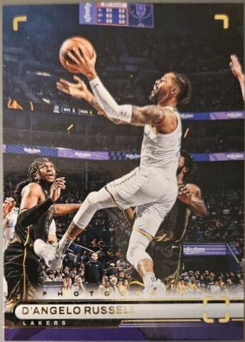 D'Angelo Russell #9 Basketball Cards 2022 Panini Photogenic