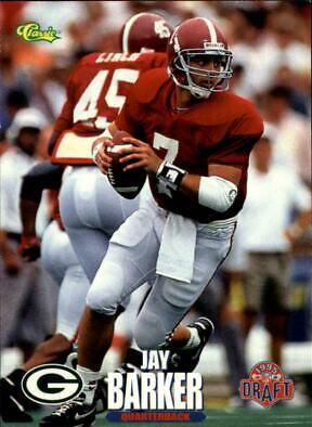Jay Barker #86 Football Cards 1995 Classic NFL Rookies