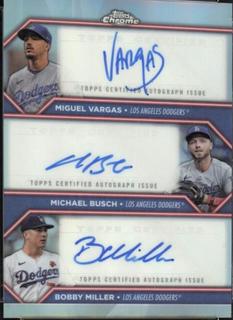 Michael Busch, Miguel Vargas, Bobby Miller