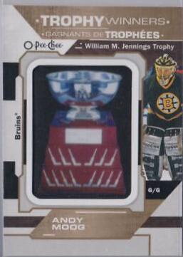 Andy Moog #P-25 Hockey Cards 2018 O-Pee-Chee Manufactured Trophy Winners Patches