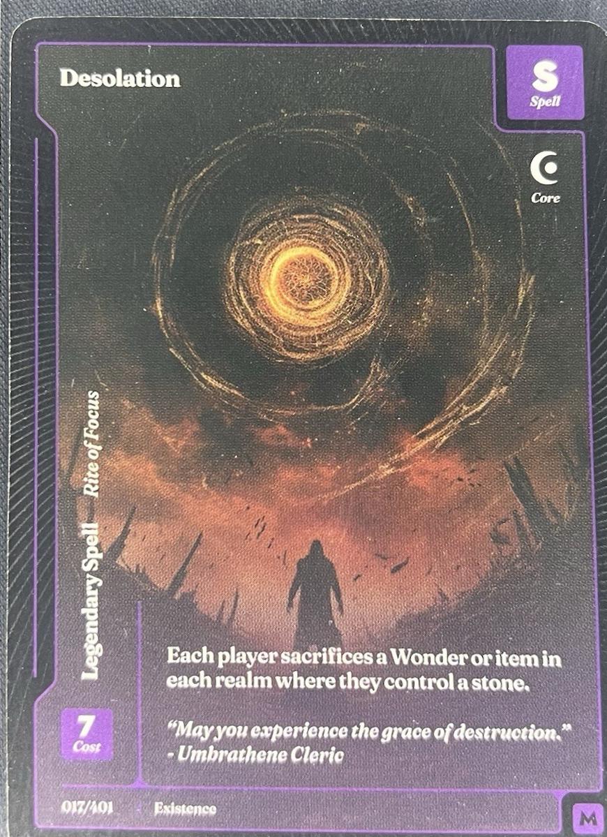 Desolation (Wonders of the First Existence)
