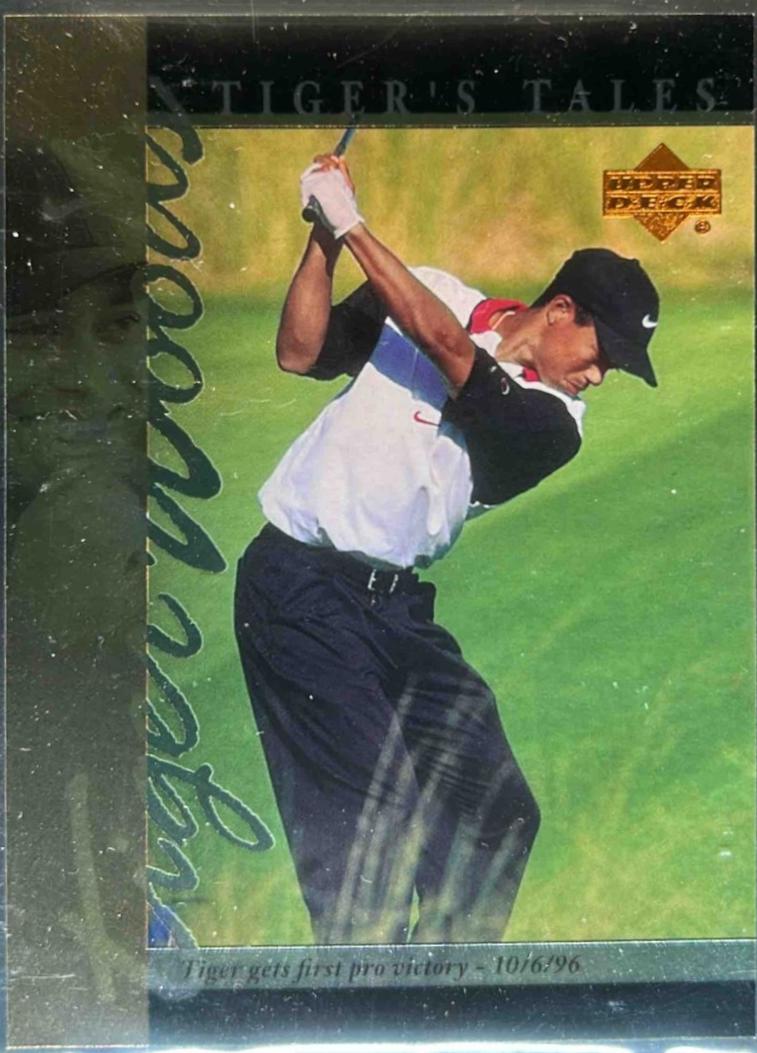 Tiger Woods #TT13 Golf Cards 2001 Upper Deck Tiger's Tales