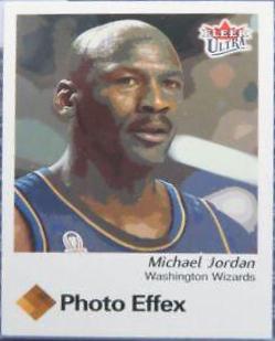 Michael Jordan #3 Basketball Cards 2002 Ultra Photo Effex