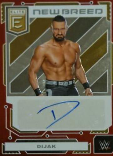 Dijak #8 Wrestling Cards 2023 Donruss Elite WWE New Breed Autograph