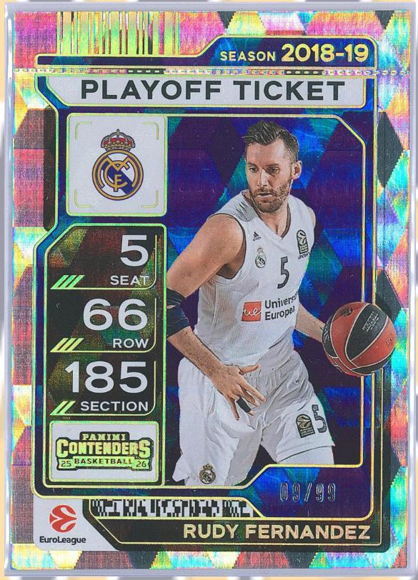 Rudy Fernandez [Playoff Ticket] #63