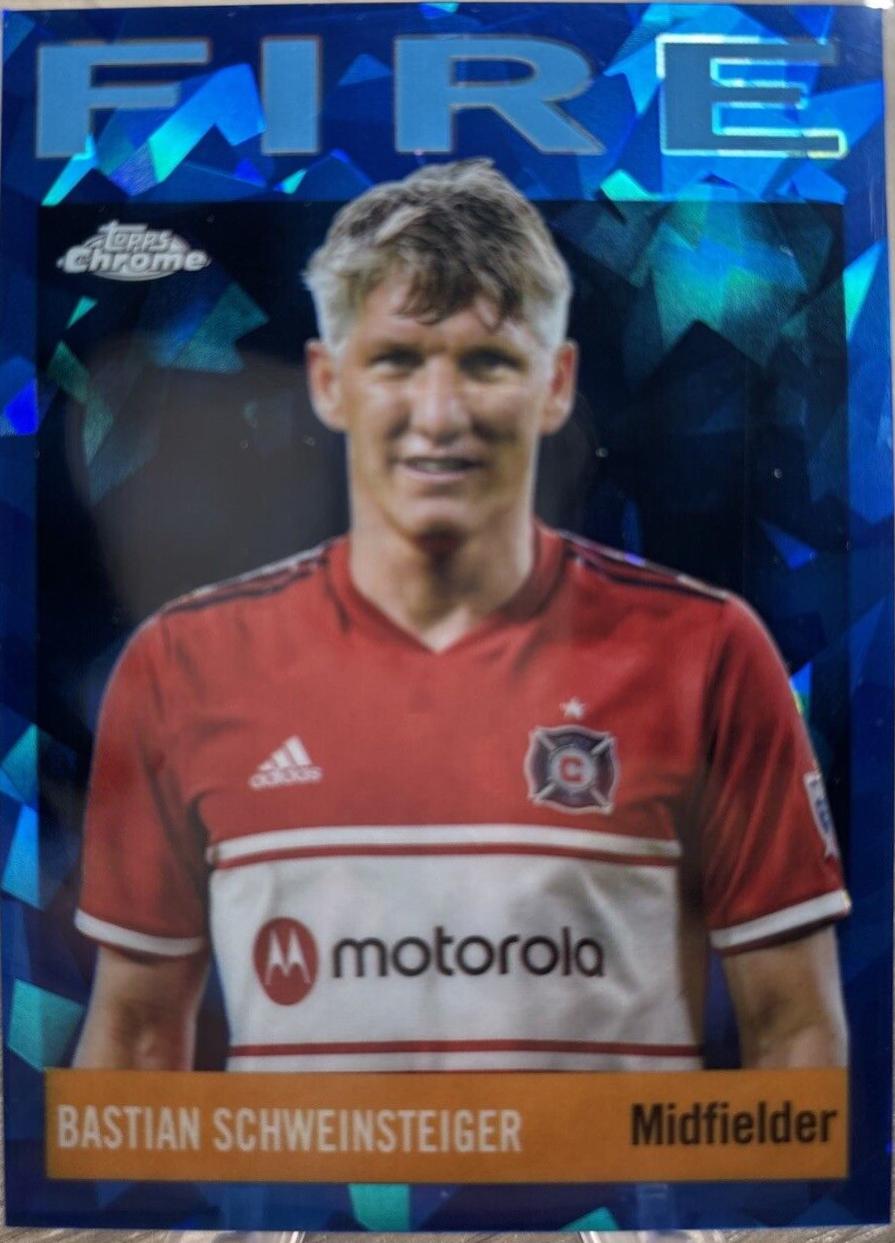 Bastian Schweinsteiger #64T-18 Soccer Cards 2024 Topps Chrome Sapphire MLS 1964 Football