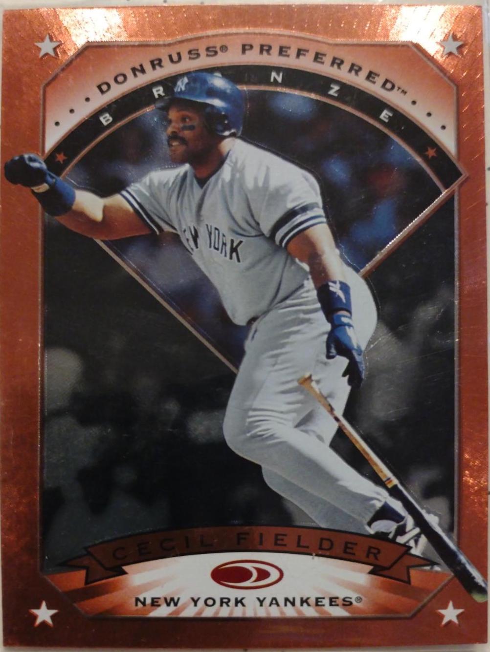 Cecil Fields #3 Baseball Cards 1997 Panini Donruss Preferred X Ponential Power