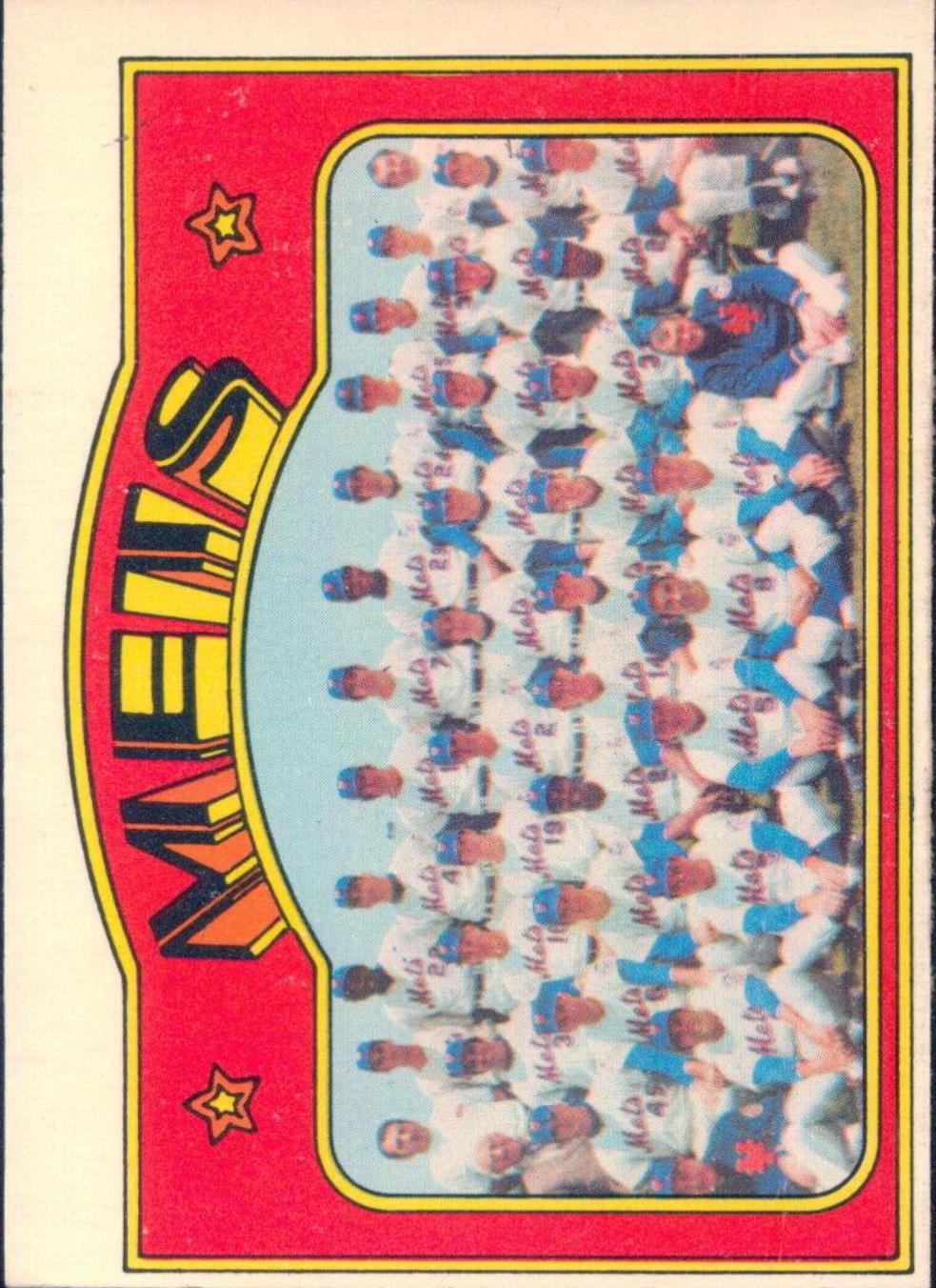 Mets Team #362 1972 O Pee Chee Baseball