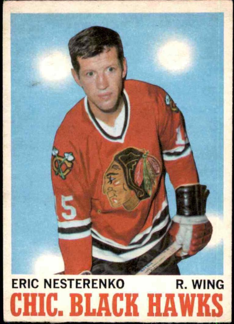 Eric Nesterenko #19 Hockey Cards 1970 O-Pee-Chee