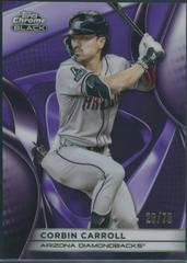 Corbin Carroll [Purple Refractor] #92 Prices | 2025 Topps Chrome
