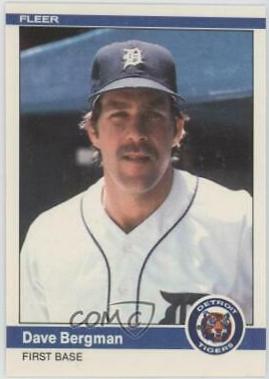 Dave Bergman #U-11 Baseball Cards 1984 Fleer Update