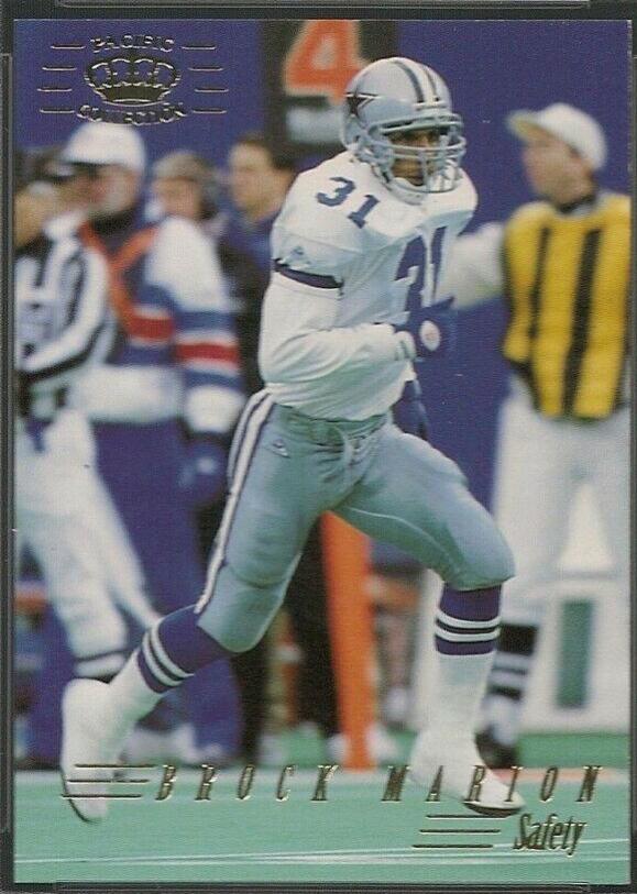 Brock Marion #8 Football Cards 1994 Pacific