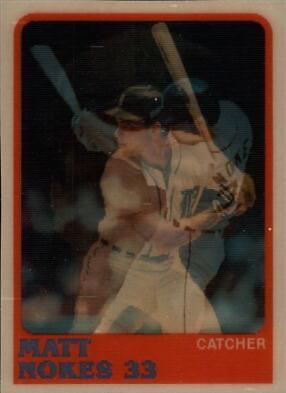 Matt Nokes #6 Baseball Cards 1988 Sportflics