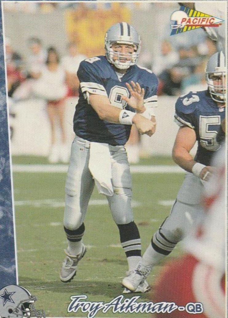 Troy Aikman #2 Football Cards 1993 Pacific