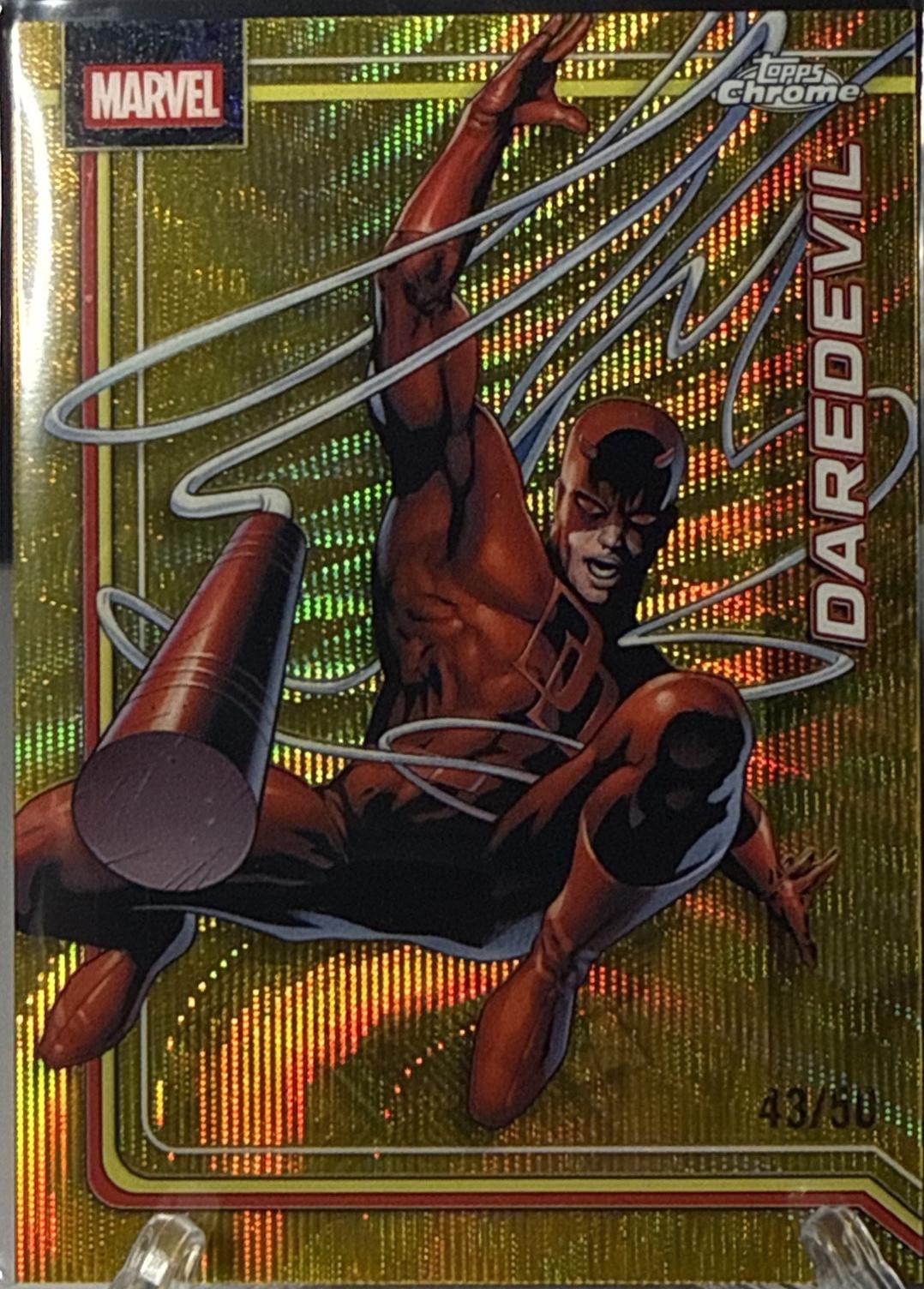 Daredevil Gold Wave Refractor