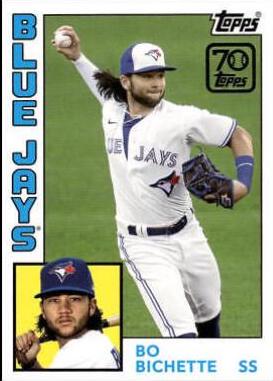 Bo Bichette #70YT-34 Baseball Cards 2021 Topps 70 Years of Baseball