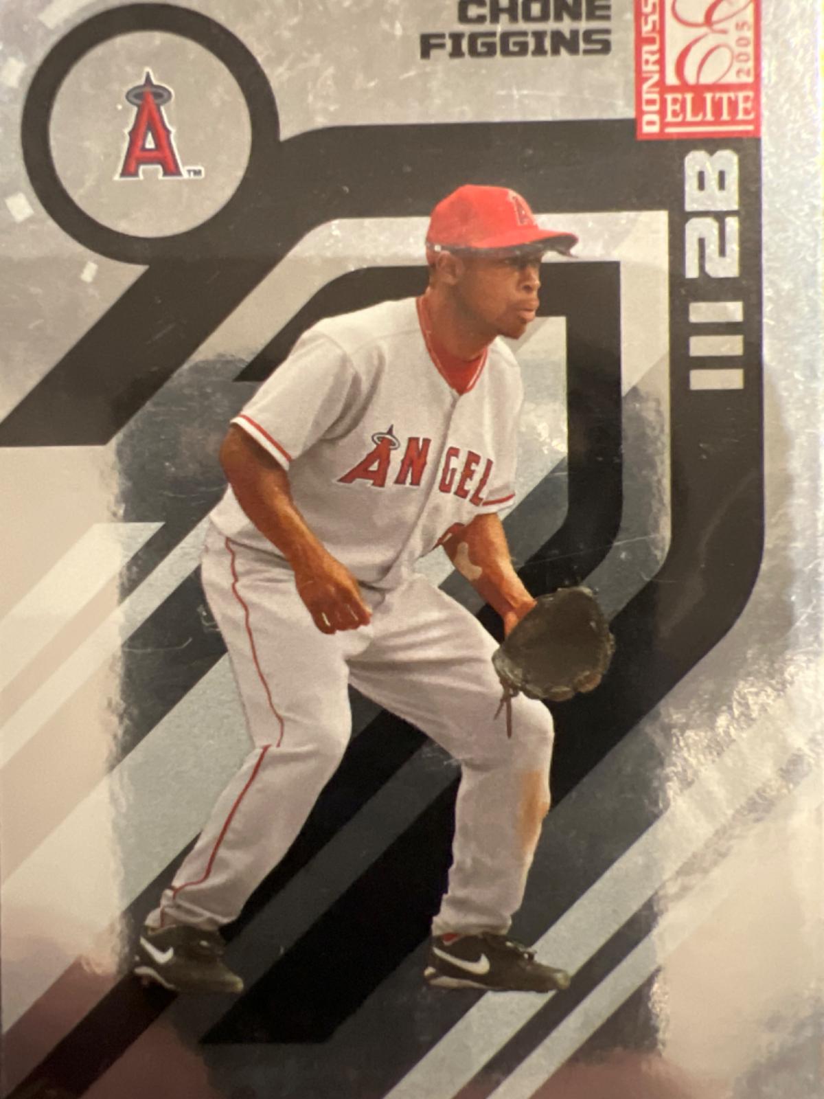 Chone Figgins #3 Baseball Cards 2005 Donruss Elite
