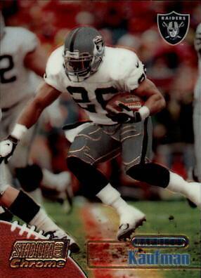Napoleon Kaufman #SCC16 Football Cards 1998 Stadium Club Chrome