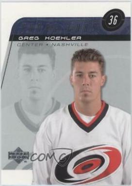 Greg Koehler #212 2002-03 Upper Deck Hockey