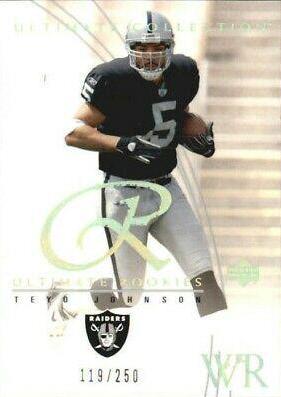 Teyo Johnson #83 2003 Ultimate Collection Football