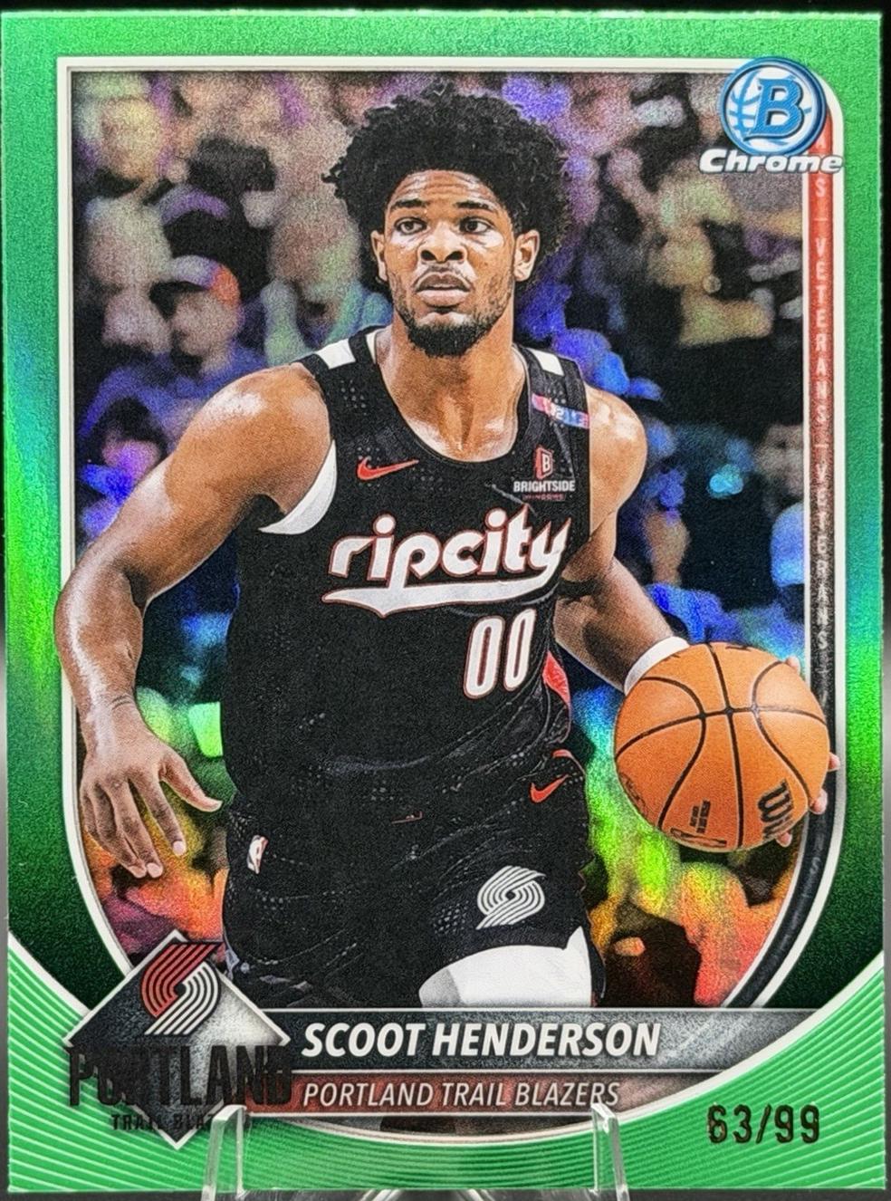 Scoot Henderson [Green Refractor] #BCV-109