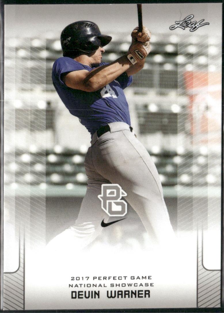 Devin Warner #298 2017 Leaf Perfect Game National Showcase Baseball