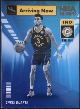 Chris Duarte #7 Basketball Cards 2021 Panini Hoops Arriving Now