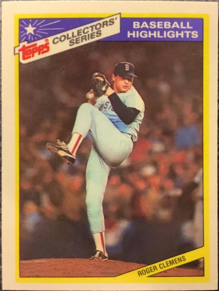 Roger Clemens #7 Baseball Cards 1987 Topps Woolworth Highlights