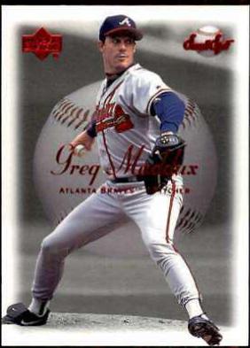 Greg Maddux #33 Baseball Cards 2001 Upper Deck Sweet Spot