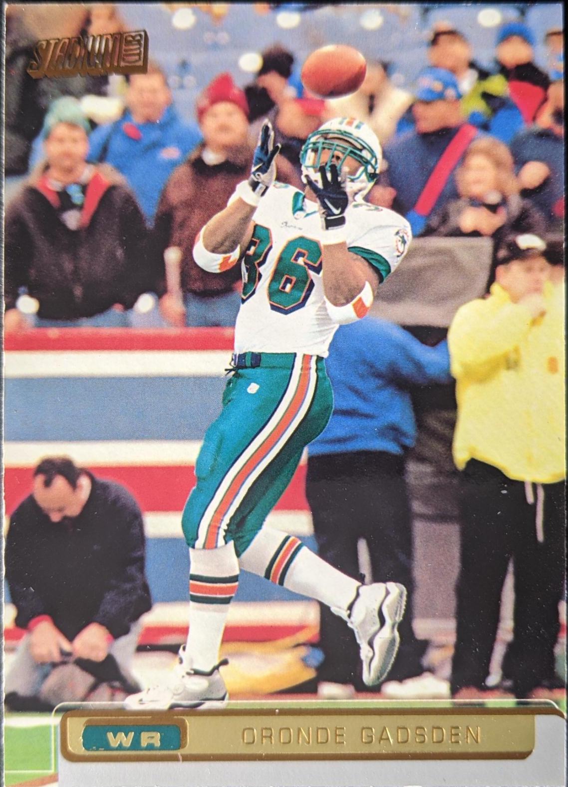 Oronde Gadsden #5 Football Cards 2001 Stadium Club