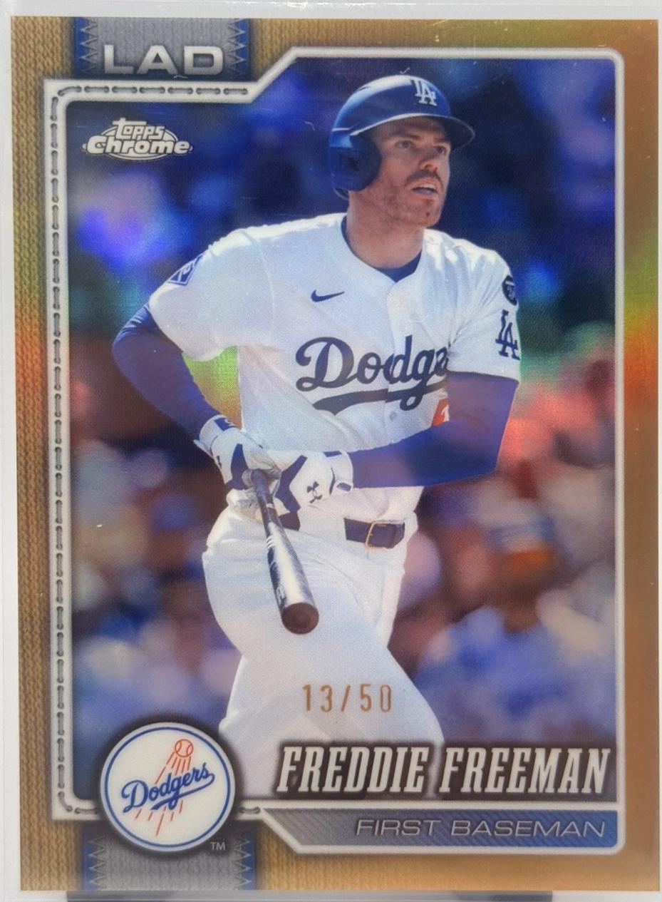 Freddie Freeman [Gold Refractor] (2026 Topps Chrome)