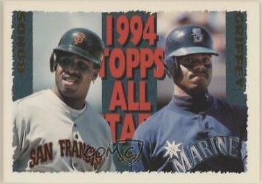 Bonds, Griffey Jr. #388 Baseball Cards 1995 Topps