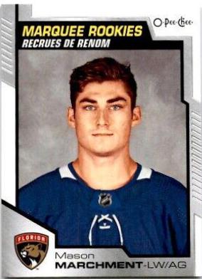 mason marchment #628 Hockey Cards 2020 O Pee Chee Marquee Rookies