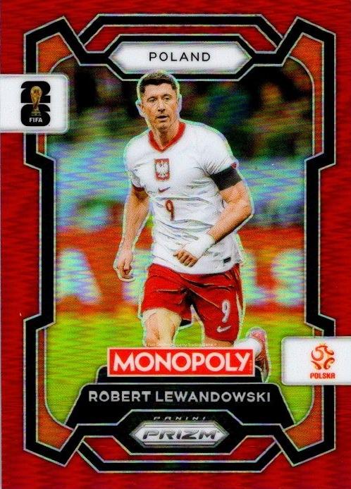 Robert Lewandowski [Red] #84 Prices | 2026 Panini Prizm Monopoly FIFA ...